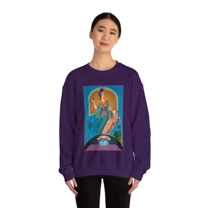 March & Aquamarine (Gem Series) by Sofia Chiostri Unisex Heavy Blend™ Crewneck Sweatshirt