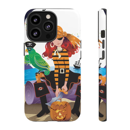 Moonlit Pirate Halloween Phone Cases