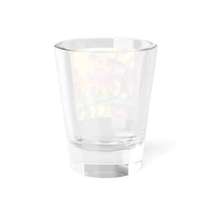 Origami Bicycle Shot Glass, 1.5oz