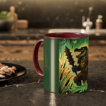 Swamp Tyrant Colorful Mugs (11oz, 15oz)