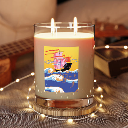 Golden Seas and Whimsical Dreams Scented Candle - Full Glass, 11oz