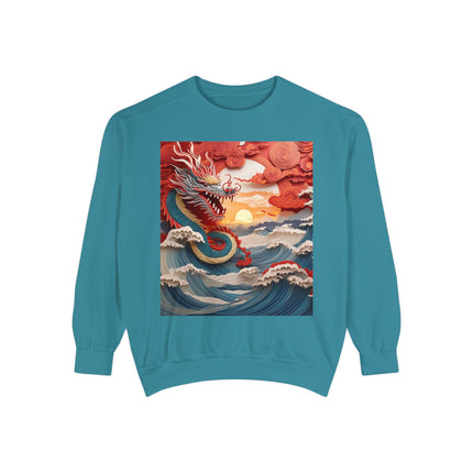 Stormbound Dragon Garment-Dyed Sweatshirt