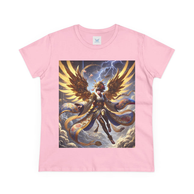 Valkyrie Descending Through Storm Cotton Tee