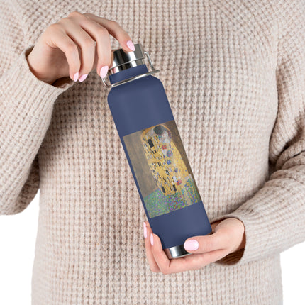 The Kiss by Gustav Klimt Copper Vacuum Insulated Bottle, 22oz