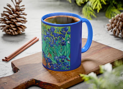 Irises by Vincent Van Gogh Colorful Mugs (11oz, 15oz)
