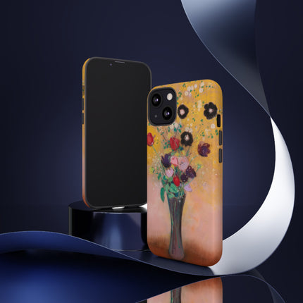 Vase of Flowers by Odilon Redon Phone Cases