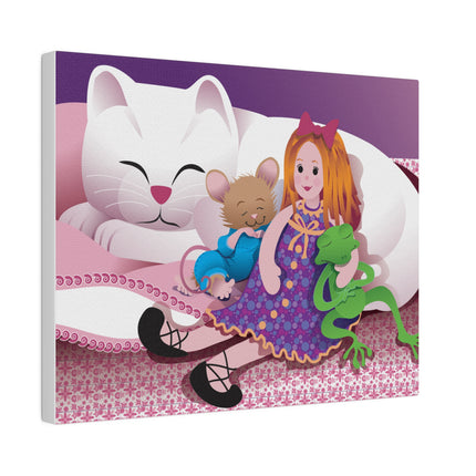 Joy of Friendship – Whimsical Cat, Mouse, and Rag Doll Dreamtime