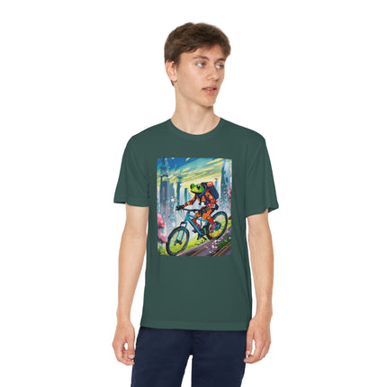 Cyberpunk Frog Youth Competitor Tee