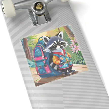 Baby Racoon Kiss-Cut Stickers (4 Sizes)
