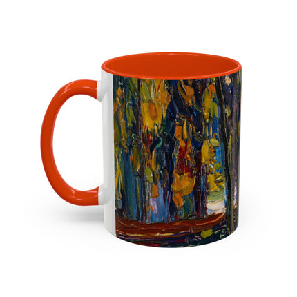In the Park of St. Cloud by Wassily Kandinsky Colorful Mugs (11oz, 15oz)