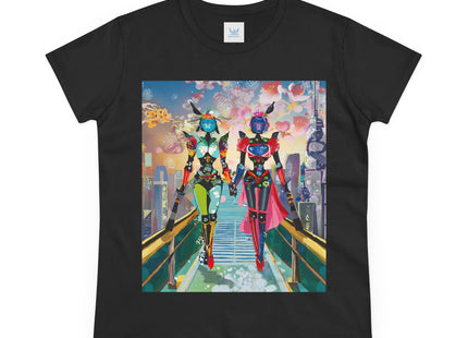 Cyber Punk Robot Models Cotton Tee