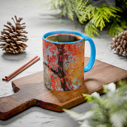 Autumn leaves by Edward Okuń Colorful Mugs (11oz, 15oz)