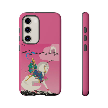 Samurai Princess on the White Steed Phone Case – Epic Grace & Mythic Power