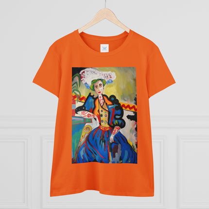 A Mulher by Amadeo de Souza-Carosa Women's Midweight Cotton Tee