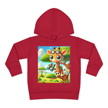 Giraffe Lookout Toddler Pullover Fleece Hoodie