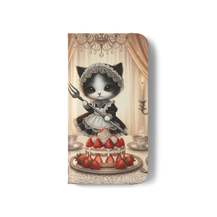 🍓🐱 The Patisserie Kitten Flip Case – Sweet Charm & Storybook Delight