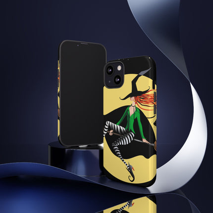A Witch’s Moonlit Flight Phone Cases