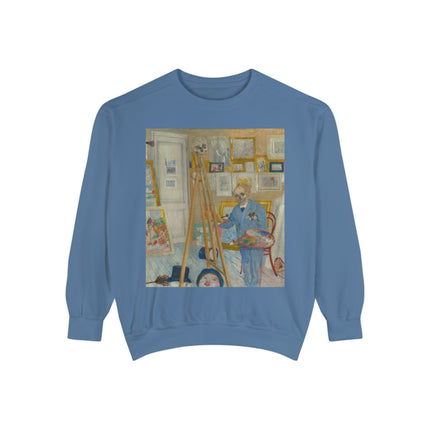 The Skeleton Painter by James Ensor Garment-Dyed Sweatshirt