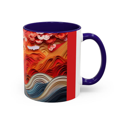 Vibrant Sunrise Sky Colorful Mugs (11oz, 15oz)
