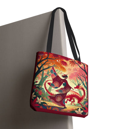 The Dragon Fairy’s Dance Tote Bag – Enchanted Grace & Spring Magic