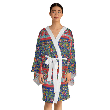 Chinese Ornament by Owen Jones Long Sleeve Kimono Robe (AOP)
