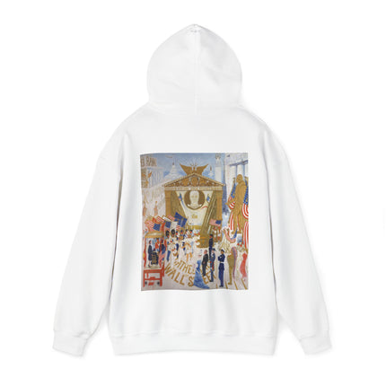 The Cathedrals of Wall Street by Florine Stettheimer Heavy Blend™ Hooded Sweatshirt