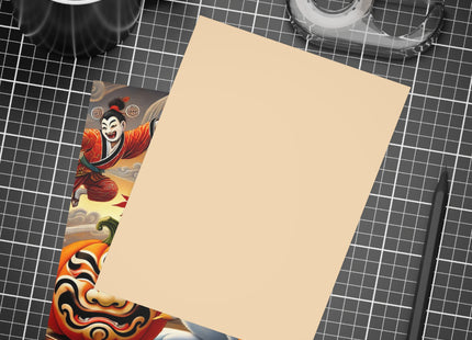 Halloween Rabbit’s Kabuki Jack-o’-Lanterns Postcards (envelopes included) - Bundles of 10, 30, 50 Pieces