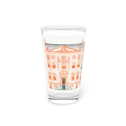 Amsterdam Canal Houses Glass, 16oz