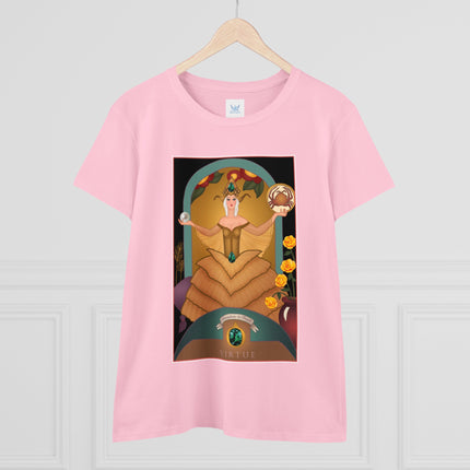 June & Pearl, Alexandrite (from the Gem Series) by Sofia Chiostri Women's Midweight Cotton Tee