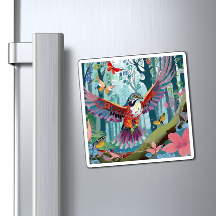 A Colorful Raptor Magnet (3 Sizes)