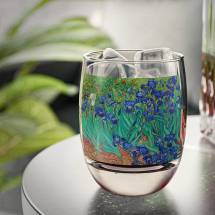 Irises by Vincent Van Gogh Whiskey Glass