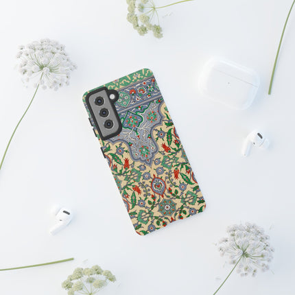 Arabic Art Pattern, Plate by Emile Prisse d’Avennes Phone Cases