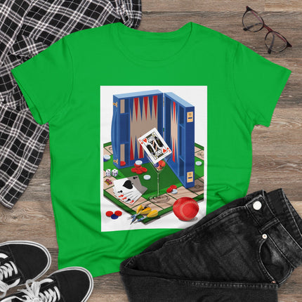 Games Unleashed Women's Midweight Cotton Tee