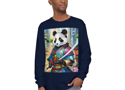 Cyberpunk Samurai Garment-dyed Long Sleeve T-Shirt