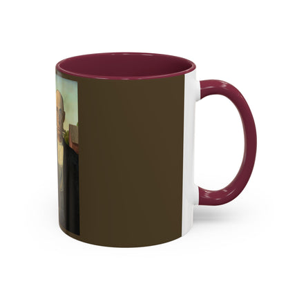 American Gothic by Grant Wood Colorful Mugs (11oz, 15oz)