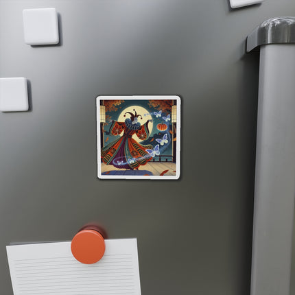 Court Magician with Ghost Butterflies Die-Cut Magnets (5 Sizes)
