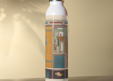 Pompeii Wall Pl.20 by Victor Steeger Slim Water Bottle
