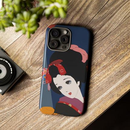 Geisha Portrait Phone Case – Elegant Beauty & Timeless Grace