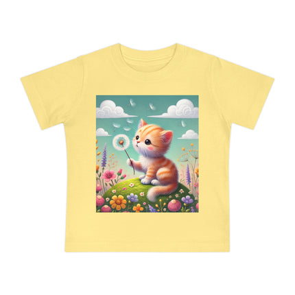 Kitten’s Whispers of Spring Baby T-Shirt – Gentle Breezes & Sweet Discoveries