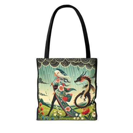 The Dragon Fairy’s Stride Tote Bag – Grace, Strength & Mythic Adventure