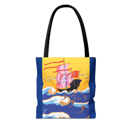 Golden Seas and Whimsical Dreams Tote Bag (AOP)
