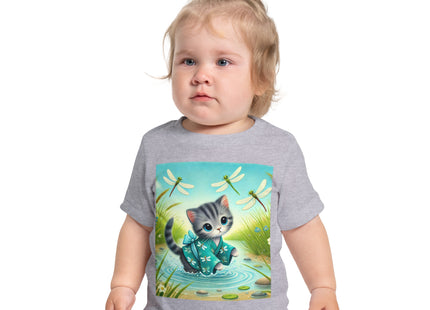 Kitten by the Still Waters Baby Short Sleeve T-Shirt