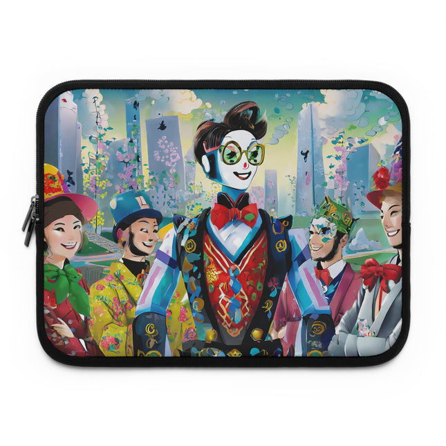Cyber Punk Robots Laptop Sleeve