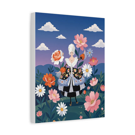 🌸🎀 The Grand Floral Promenade Placemat – Art Deco Fashion Fantasy