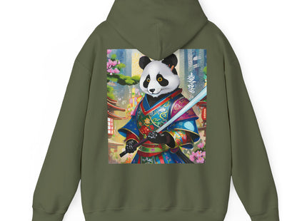 Cyberpunk Samurai Panda – Heavy Blend™ Hooded Sweatshirt