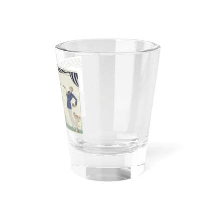 Visez au coeur, belles dames! by George Barbier Shot Glass, 1.5oz