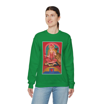July & Ruby (from the Gem Series) by Sofia Chiostri Heavy Blend™ Crewneck Sweatshirt