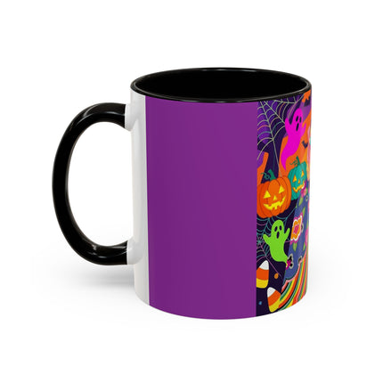 🌈👻 The Rainbow Ghost Masquerade Colorful Mug – Colorful Halloween Charm