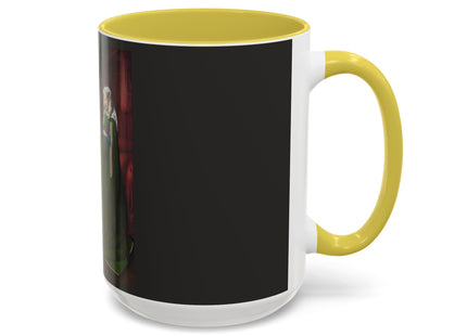 Arnolfini Portrait by Jan Van Eyck Colorful Mugs (11oz, 15oz)