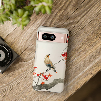 Japanese Bird on Maple by Ohara Koson Phone Cases